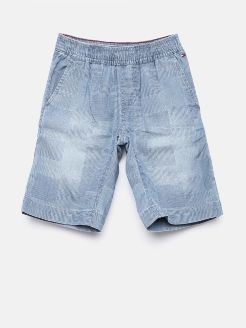 

Tommy Hilfiger Boys Blue Washed Shorts