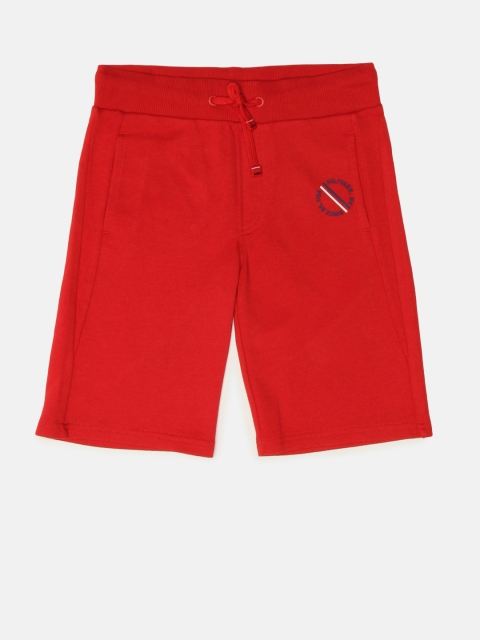 

Tommy Hilfiger Boys Red Solid Sweat Shorts