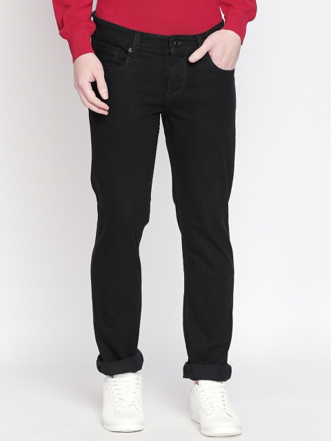 

Basics Men Black Slim Fit Low-Rise Stretchable Jeans