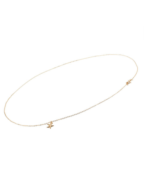 

FemNmas Gold-Toned Gold-Plated Body Chain