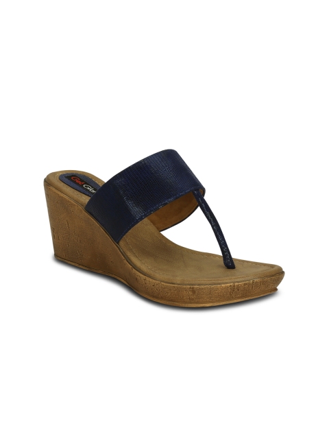 

Get Glamr Women Blue Solid Wedges