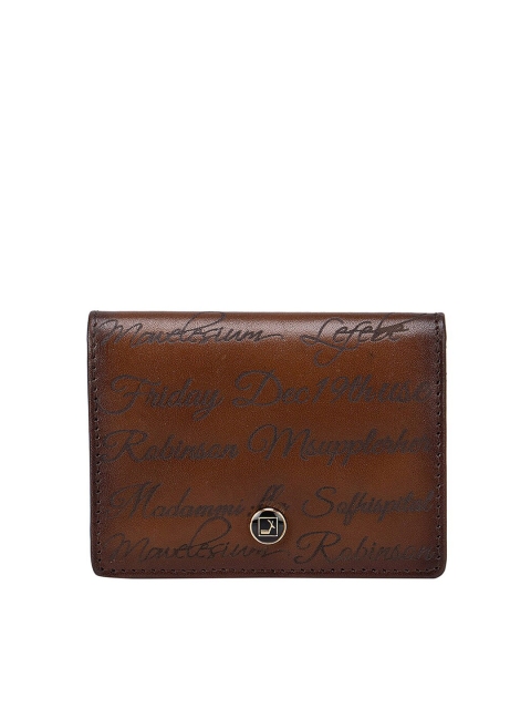 

Da Milano Unisex Brown Leather Money Clip