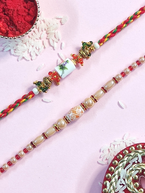 

CRAYTON Set of 2 Multicoloured Rakhi, Multi