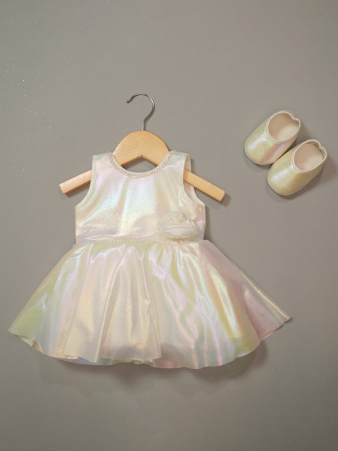 

Mumkins Cream-Coloured Dress