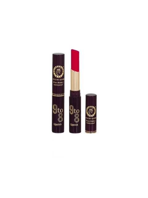 

Colors Queen 9 to 8 Pure Matte Non Transfer Matte Lipstick 4g, Red