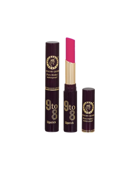 

Colors Queen 9 to 8 Pure Matte Non Transfer Matte Lipstick - Gold Rich Red 4g