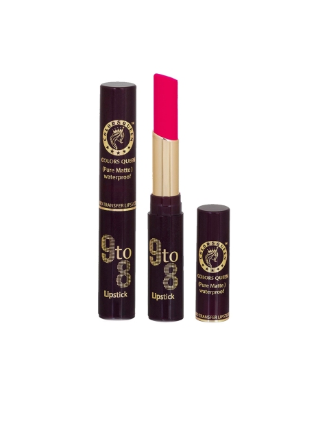 

Colors Queen 9 to 8 Pure Matte Non Transfer Matte Lipstick - Azaeia 3.5 gm, Pink