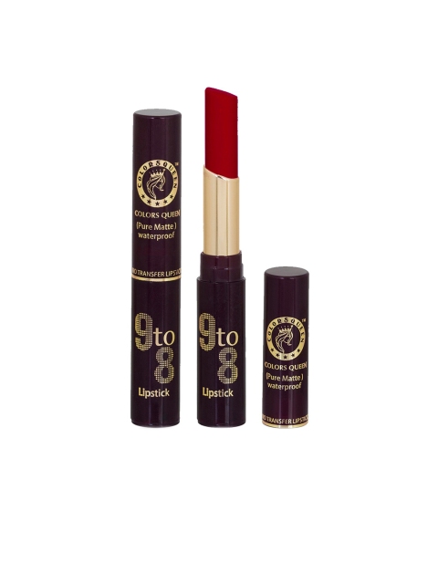 

Colors Queen 9 to 8 Pure Matte Non Transfer Matte Lipstick - Maroon 4g