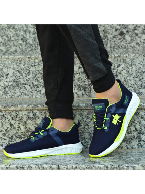 

Absolutee Shoes Men Blue Printed Sneakers