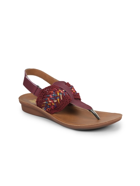 

Liberty Unisex Kids Maroon & Brown Comfort Sandals