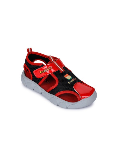 

Liberty Unisex Kids Red & Black Comfort Sandals