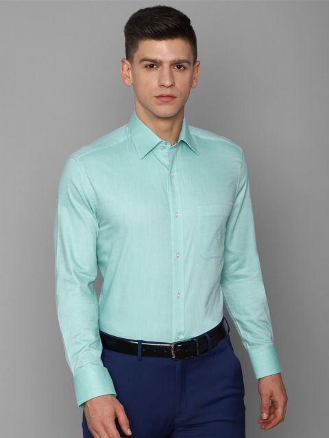 

Louis Philippe Men Green Formal Shirt