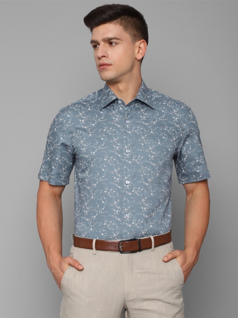 

Louis Philippe Men Blue Floral Printed Formal Shirt