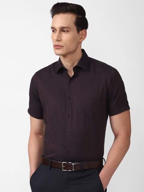 

Van Heusen Men Brown Formal Shirt