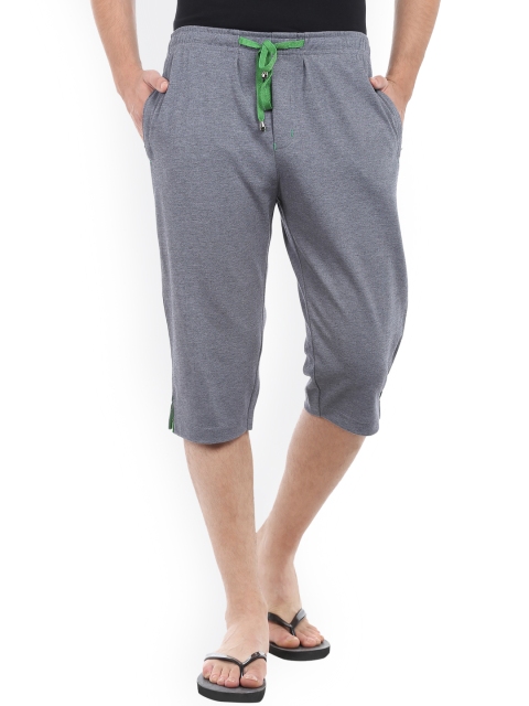 

AVOQ Grey Lounge 3/4th Lounge Shorts OC42
