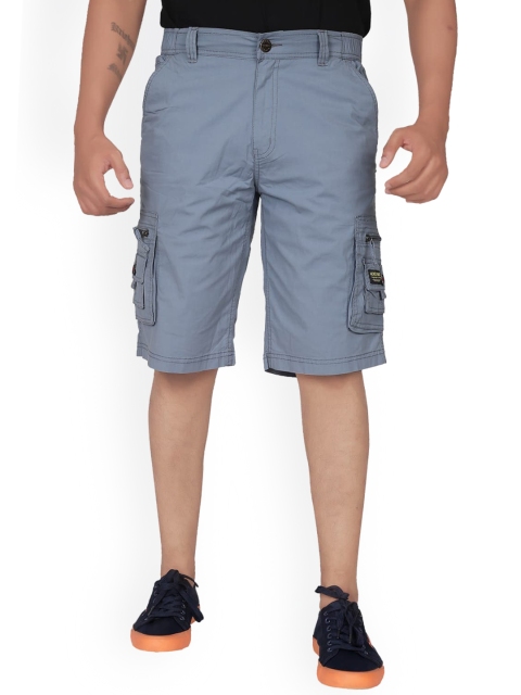 

AEROCRAFT Men Grey Cargo Shorts