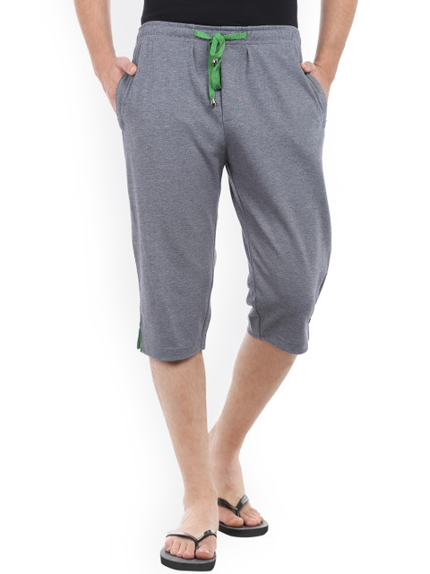 

AVOQ Grey Lounge 3/4th Lounge Shorts OC42