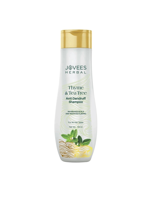 

Jovees Thyme & Tea Tree Anti Dandruff Shampoo, Off white