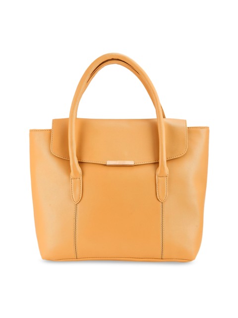 

Toteteca Tan PU Oversized Structured Shoulder Bag