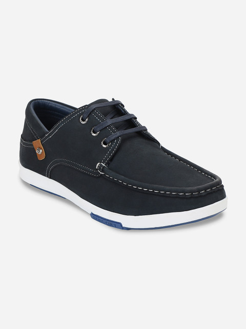 

ID Men Blue Leather Sneakers