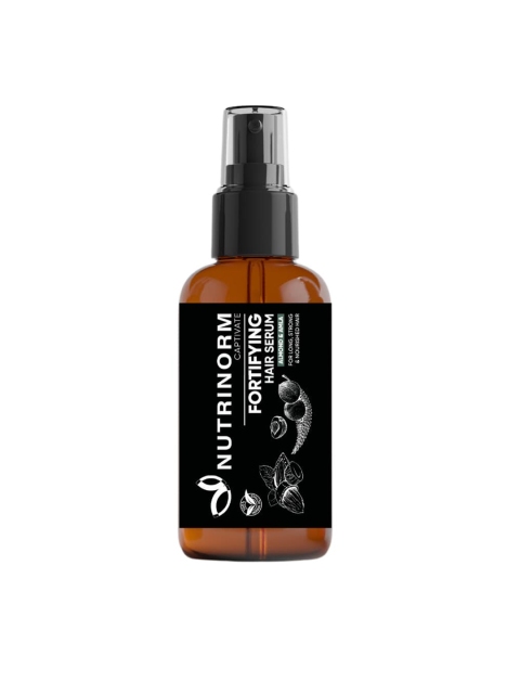 

Nutrinorm Wellness Fortifying Almond & Amla Hair Serum : 100 ml, Black