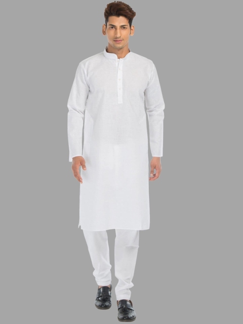 

SHIWAM ETHNIX Men White Kurta