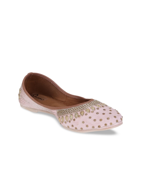 

The Desi Dulhan Women Pink Ethnic Flats