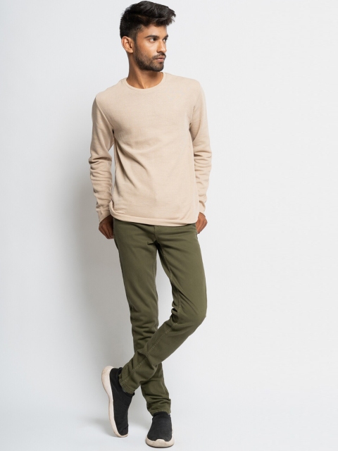 

FREAKINS Women Olive Green Skinny Fit Jeans