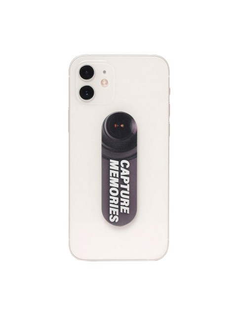 

Bewakoof White & Black Capture Camera Printed Mobile Holder