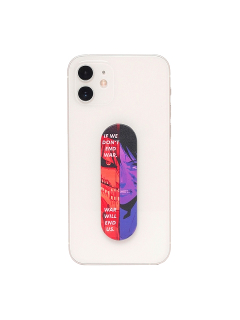 

Bewakoof Purple & Red Printed B-Grippy Mobile Holder