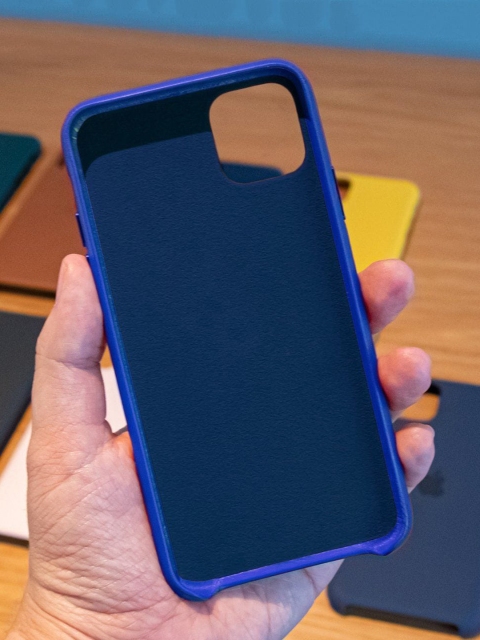 

macmerise Blue Solid Silicone iPhone 11 Pro Phone Case, Multi