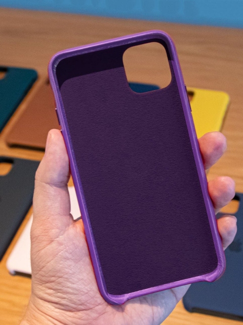

macmerise Purple Solid Silicone iPhone 11 Pro Phone Case, Multi