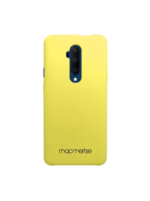 

macmerise Yellow Solid Silicone OnePlus 7T Pro Back Case