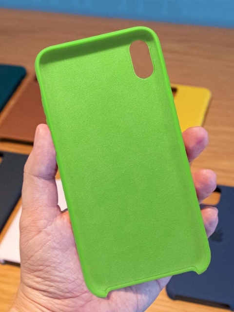

macmerise Leaf Green Solid iPhone X Phone Case