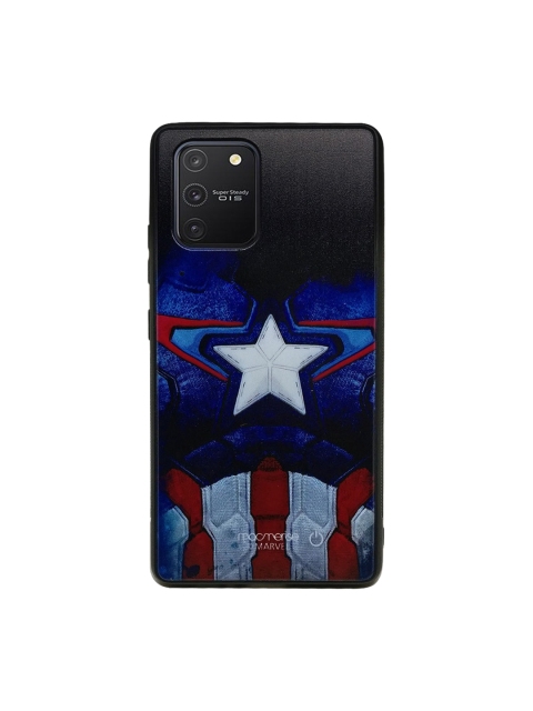 

macmerise Black & Blue Cap Am Suit Printed Samsung S10 Lite Back Case