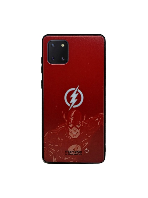 

macmerise Red Fierce Flash Attack Printed Samsung Galaxy Note 10 Lite Back Cover