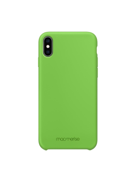 

macmerise Green Solid IPhone XS Max Back Case