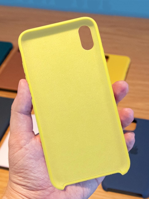 

macmerise Yellow Solid iPhone XS Back Case