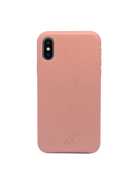 

macmerise Pink Solid IPhone XS Back Case