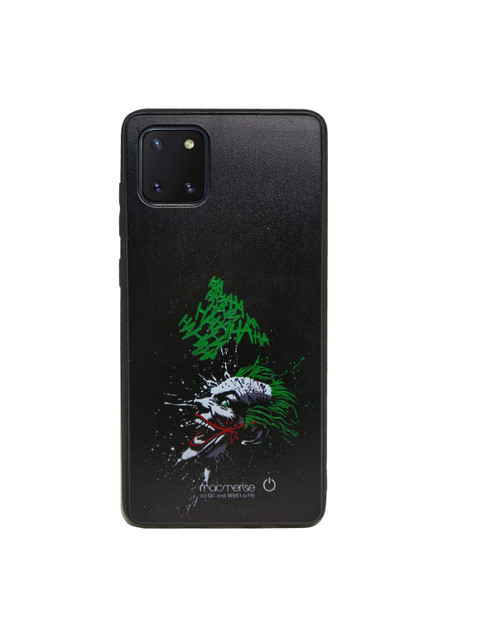 

macmerise Black & Green Samsung Note10 Lite Back Cover