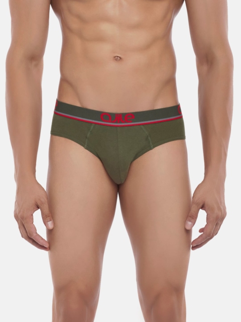 

Ajile by Pantaloons Men Olive-Green Solid Basic Cotton Briefs8905500073542