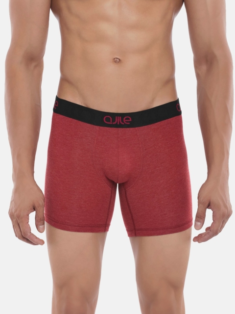 

Ajile by Pantaloons Men Red Solid Cotton Basic Briefs-8905500074303