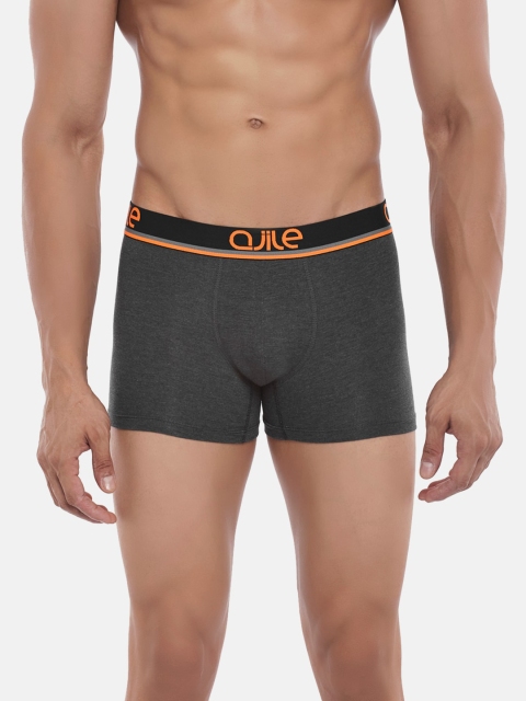 

Ajile by Pantaloons Men Grey Solid Cotton Trunk 8905500072835