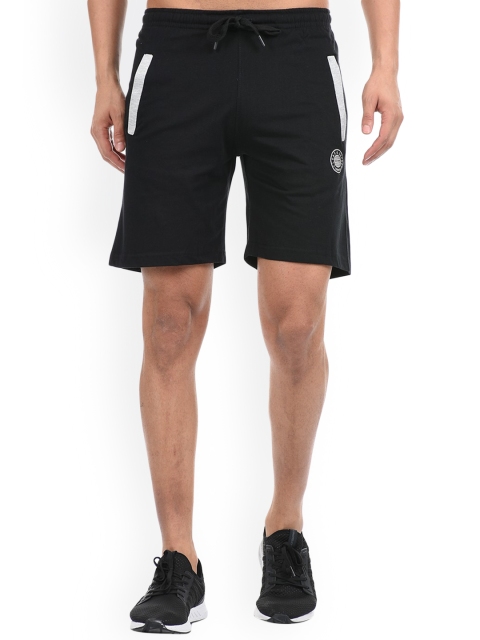 

Cloak & Decker by Monte Carlo Men Black Solid Shorts