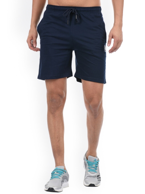 

Cloak & Decker by Monte Carlo Men Navy Blue Cotton Sports Shorts