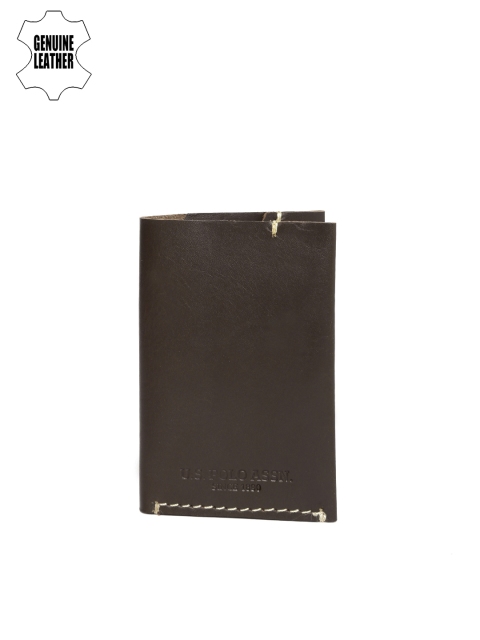 

U.S. Polo Assn. Men Coffee Brown Solid Card Holder