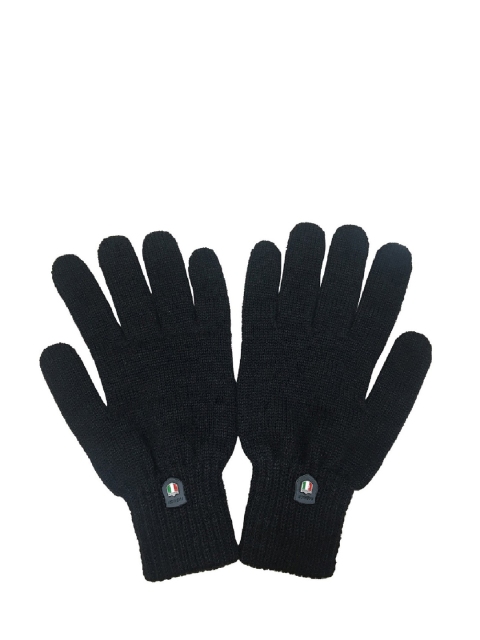 

Gajraj Men Black Winter Woolen Gloves