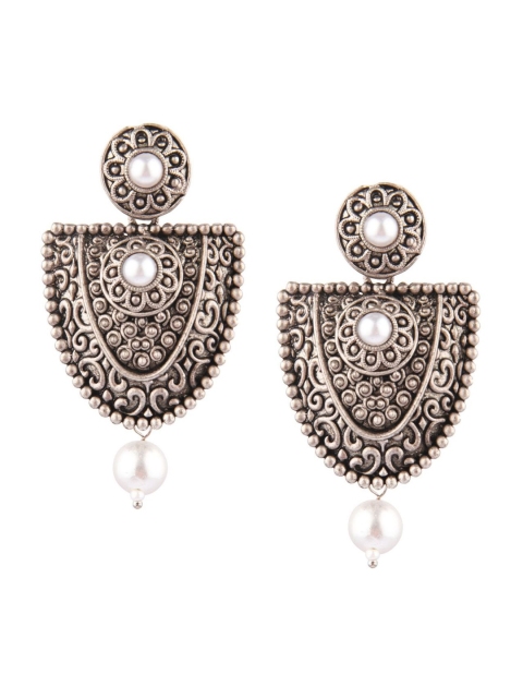 

Efulgenz White Classic Dangle Earrings