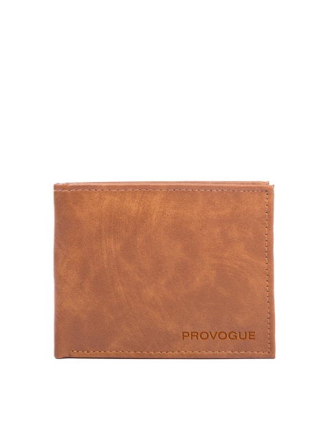 

Provogue Men Brown Embellished Two Fold Wallet