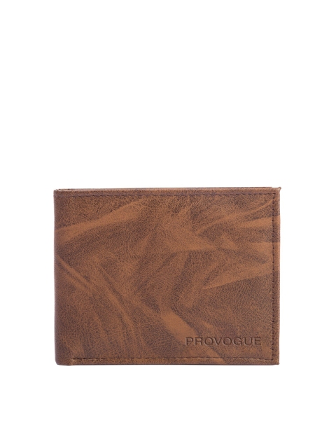 

Provogue Men Brown Embellished Two Fold Wallet